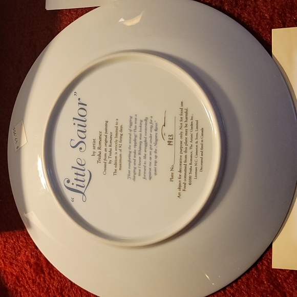 Trisha Romance Evening Skaters Plate - Picture 2 of 7